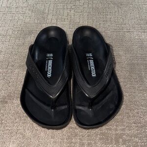 Birkenstock Black Flip Flop Sandals